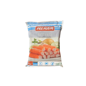 Surimi premium en bâtonnets surgelés